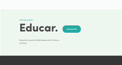 Desktop Screenshot of hablamosislam.com