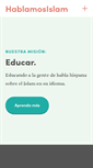 Mobile Screenshot of hablamosislam.com